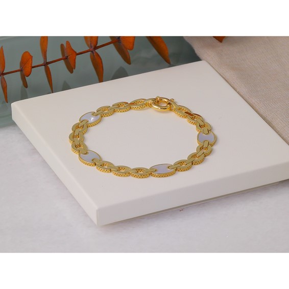 Herco 14K Polished and Diamond-cut 2.5mm Bead 7.25 inch Bracelet