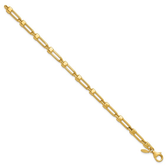 HERCO Gold 4.9mm Mixed Link Bracelets