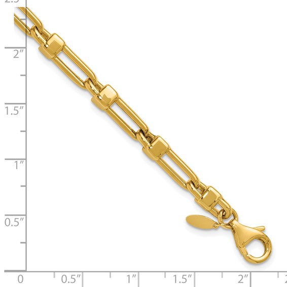 HERCO Gold 4.9mm Mixed Link Bracelets