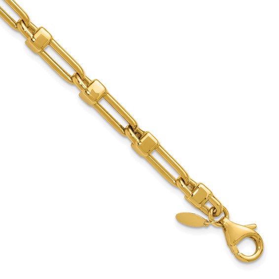 HERCO Gold 4.9mm Mixed Link Bracelets