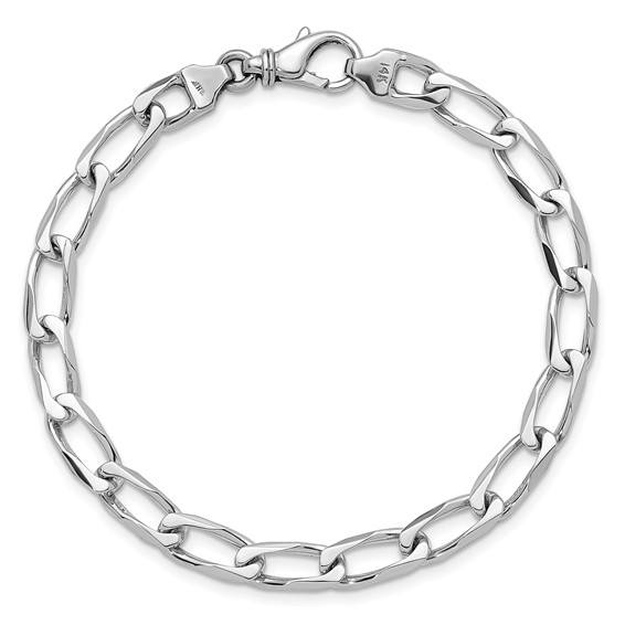 Herco Gold Solid Customizable Elongated Curb Link Chain