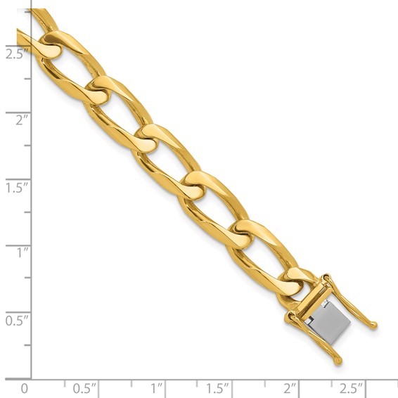 Herco Gold Solid Customizable Elongated Curb Link Chain