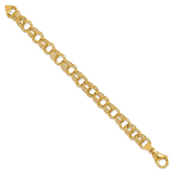HERCO Gold 11mm Triple Charm Bracelets