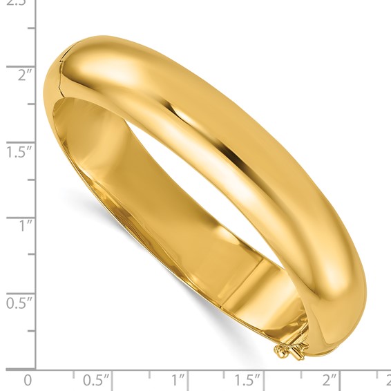 HERCO Gold Hinged Dome Bangles