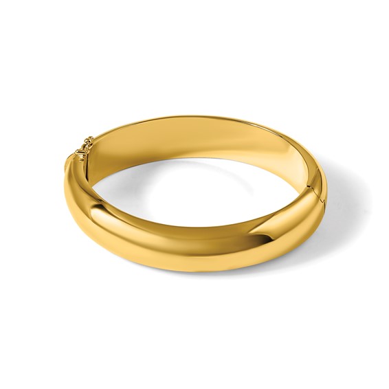 HERCO Gold Hinged Dome Bangles