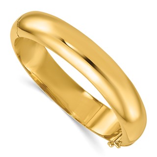 HERCO Gold Hinged Dome Bangles