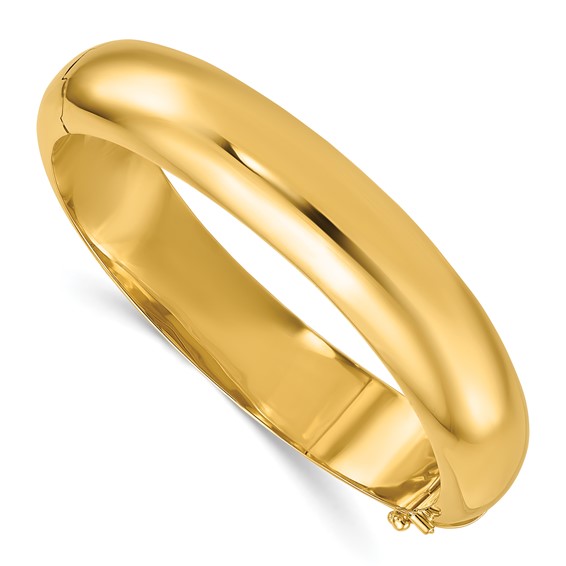 HERCO Gold Hinged Dome Bangles