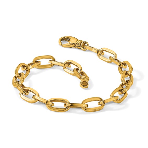HERCO Gold Oval Link Bracelets