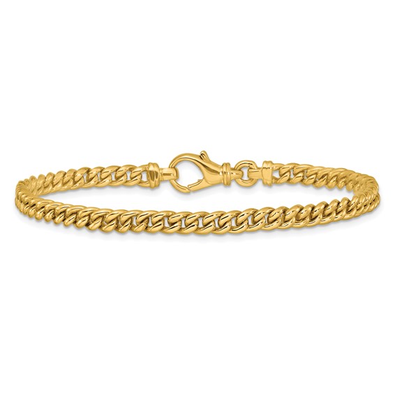 Herco 14K Gold Round Curb 4.5mm