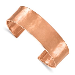 HERCO Gold Hammered 19mm Cuffs