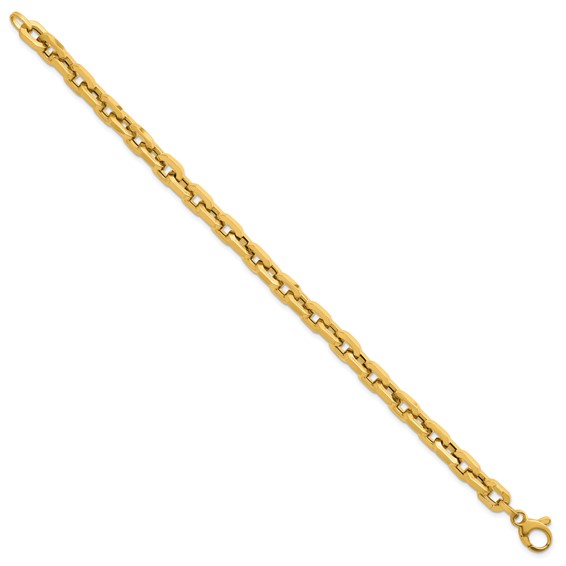 HERCO Gold Chunky Facet Link Bracelets