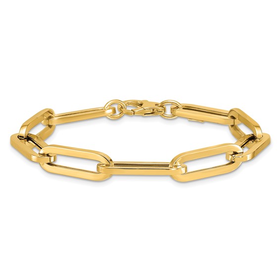 HERCO Gold Large Paperclip Link Bracelets