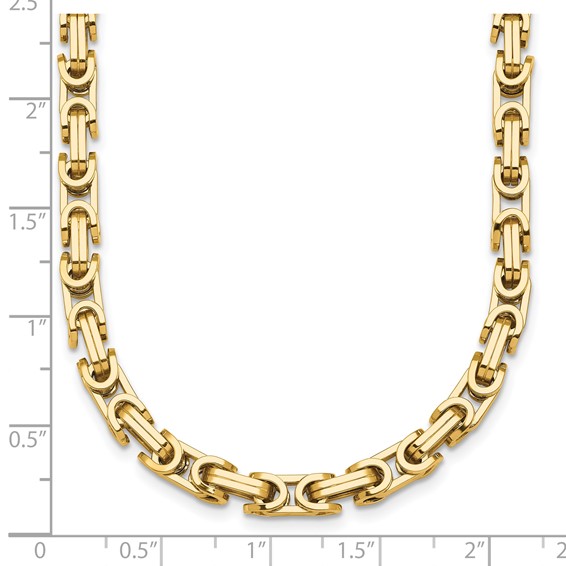 HERCO Gold Byzantine Link Necklaces