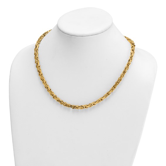HERCO Gold Byzantine Link Necklaces