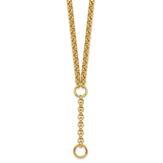 HERCO Gold Lariat Rolo Links