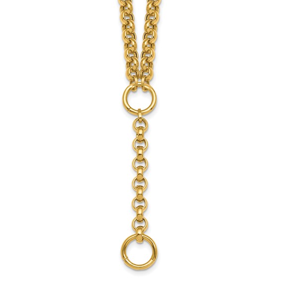 HERCO Gold Lariat Rolo Links