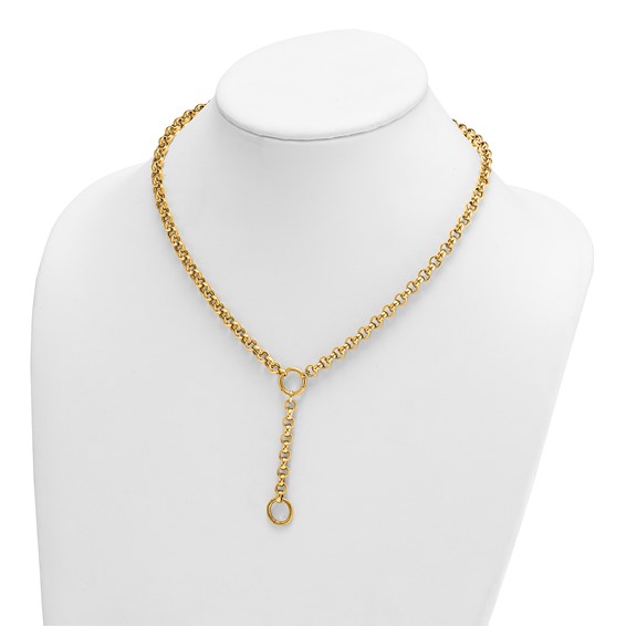 HERCO Gold Lariat Rolo Links