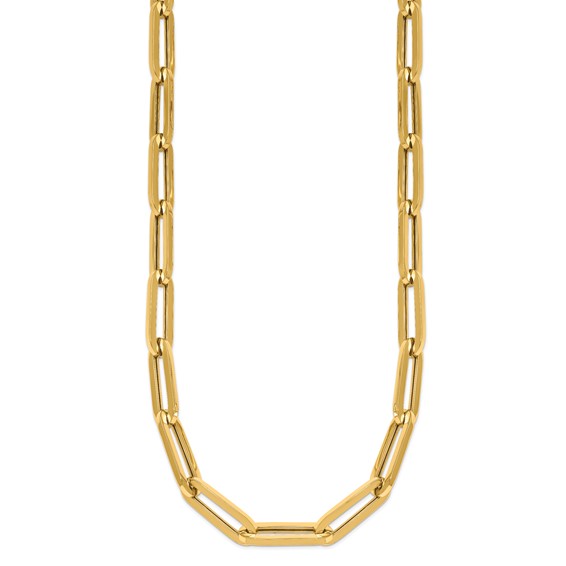 HERCO Gold Large Paperclip Link Necklaces