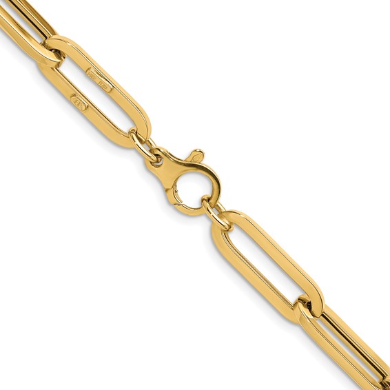HERCO Gold Large Paperclip Link Necklaces