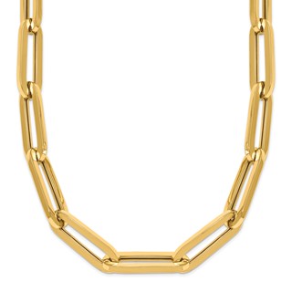 HERCO Gold Large Paperclip Link Necklaces