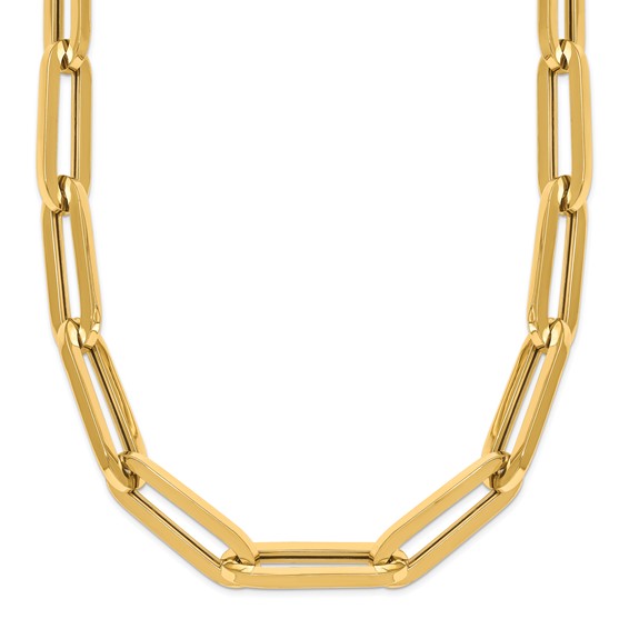 HERCO Gold Large Paperclip Link Necklaces