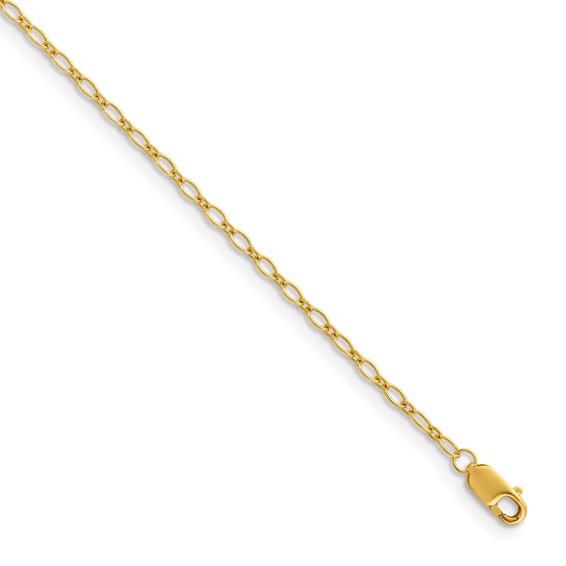 Herco Gold Fancy Oval Link Chain