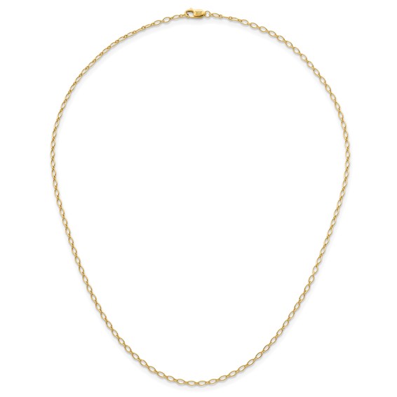 Herco Gold Fancy Oval Link Chain