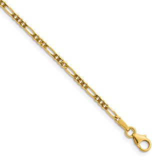 Herco Gold Solid Figaro Chain