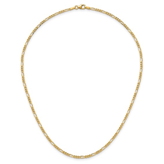 Herco Gold Solid Figaro Chain