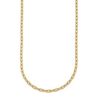 Herco 14K Polished 2.9mm Solid Oval Link Cable 22 Inch Chain
