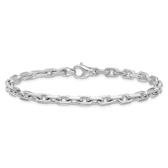 Herco 18K White Gold Solid Link 5mm