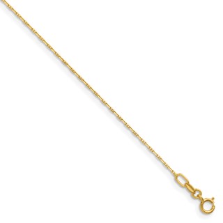 Herco 14K Polished 1.0mm Anchor 22 Inch Chain