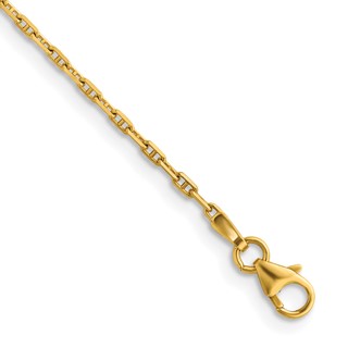 Herco 14K Polished 1.7mm Anchor 22 Inch Chain