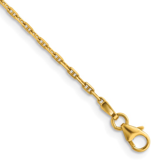 Herco 14K Polished 1.7mm Anchor 22 Inch Chain