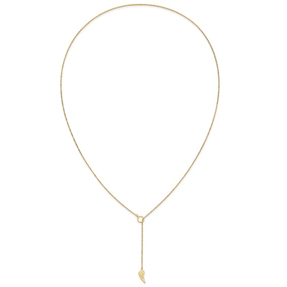 Herco 14K Gold Necklace One Wing