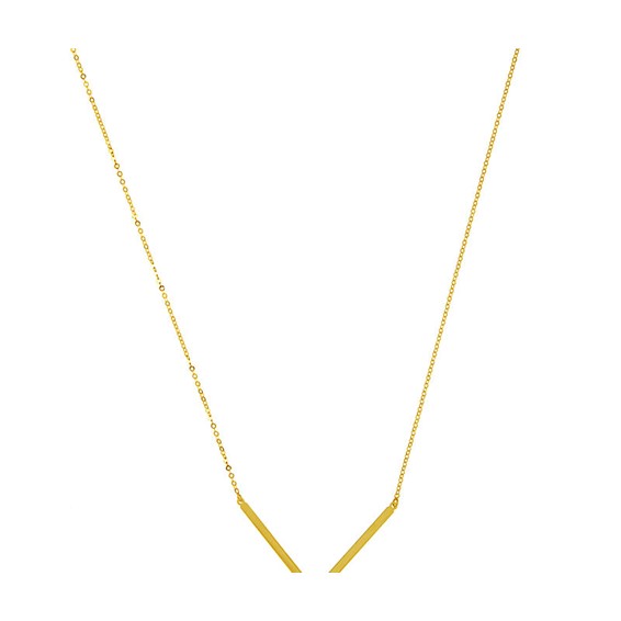 Herco 14K Gold ""V"" Link