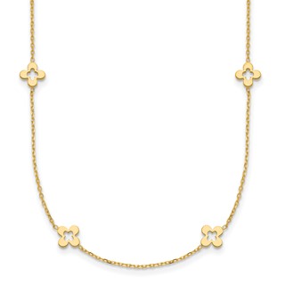 HERCO Gold 4 Leaf Clover Necklaces