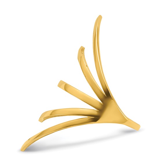 Herco 14K Polished Fancy 5 Bar Ring