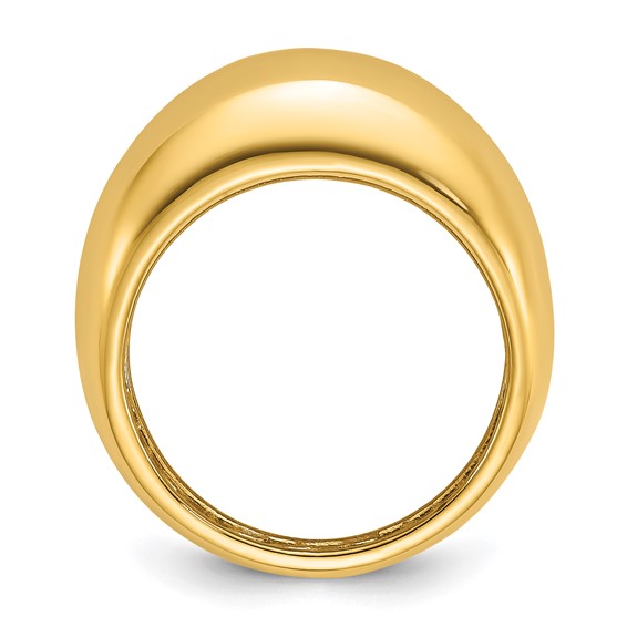 Herco 14K Polished Domed Ring