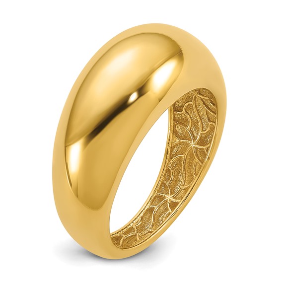 Herco 14K Polished Domed Ring