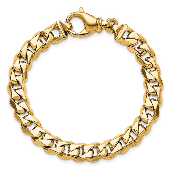 Herco Gold Solid Customizable Fancy Curb Link Chain