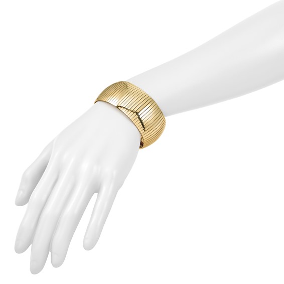 Herco 14K Polished 29mm Wide 7.25 Inch Bracelet