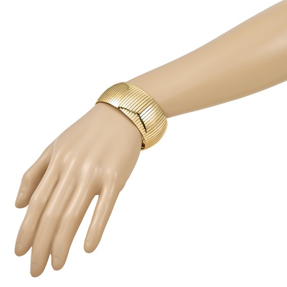 Herco 14K Polished 29mm Wide 7.25 Inch Bracelet