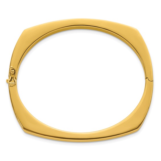 HERCO Gold Hinged Polished 6mm Bangles