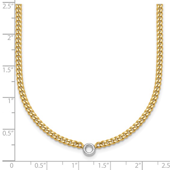 HERCO Gold Single Bezel Necklace Mountings