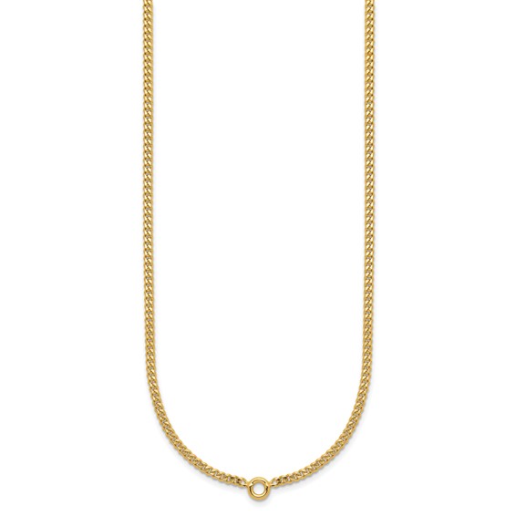 Herco 14K Bezel 7.25 inch Curb Bracelet Mounting