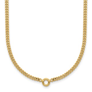 Herco 14K Bezel 7.25 inch Curb Bracelet Mounting