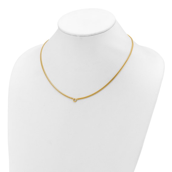 HERCO Gold Curb Chain Necklaces blank