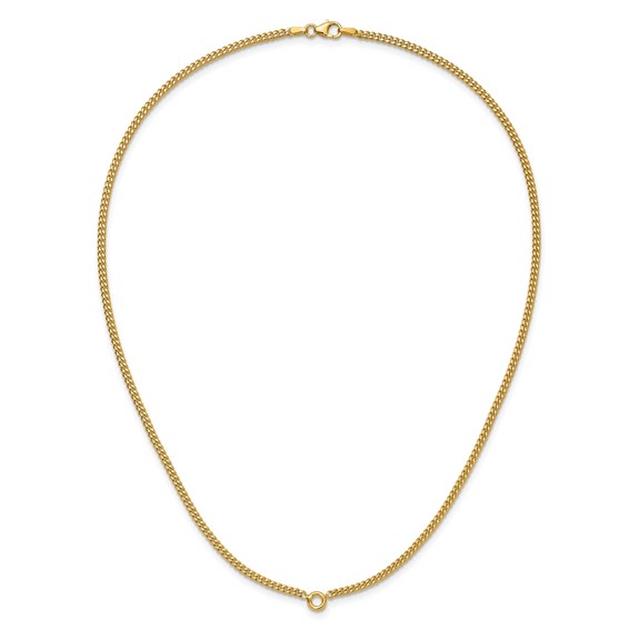 HERCO Gold Curb Chain Necklaces blank