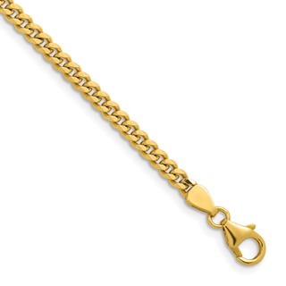 Herco 14K Polished 4.2mm Solid Curb 7 Inch Chain Bracelet